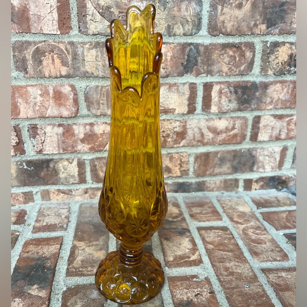 COPY - MCM Yellow Moon and Stars Swung vase